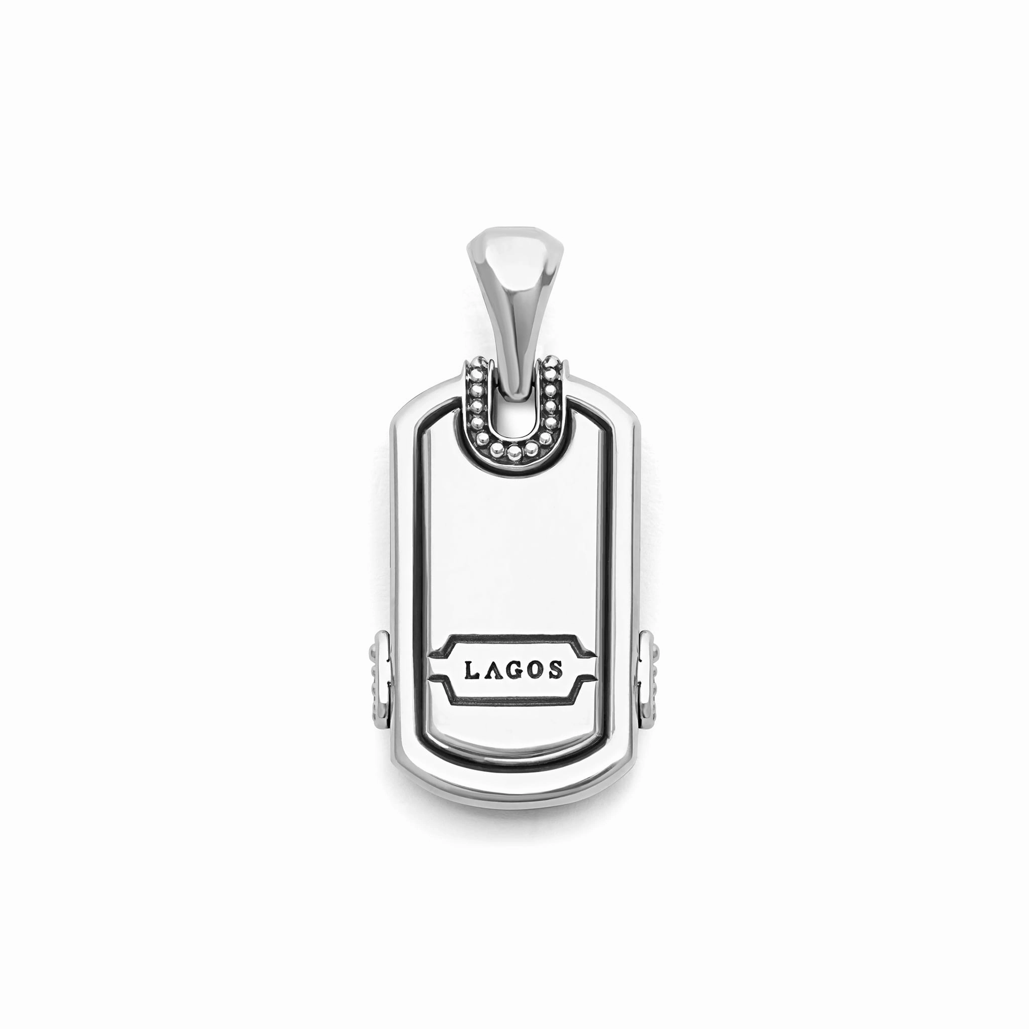 Anthem Black Turquoise Tag Amulet