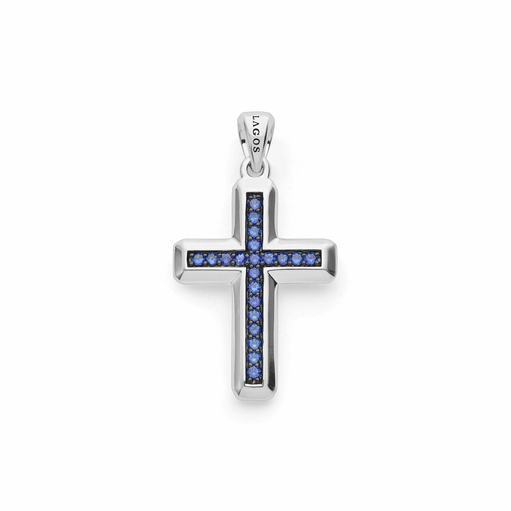 Anthem Blue Sapphire Cross Amulet