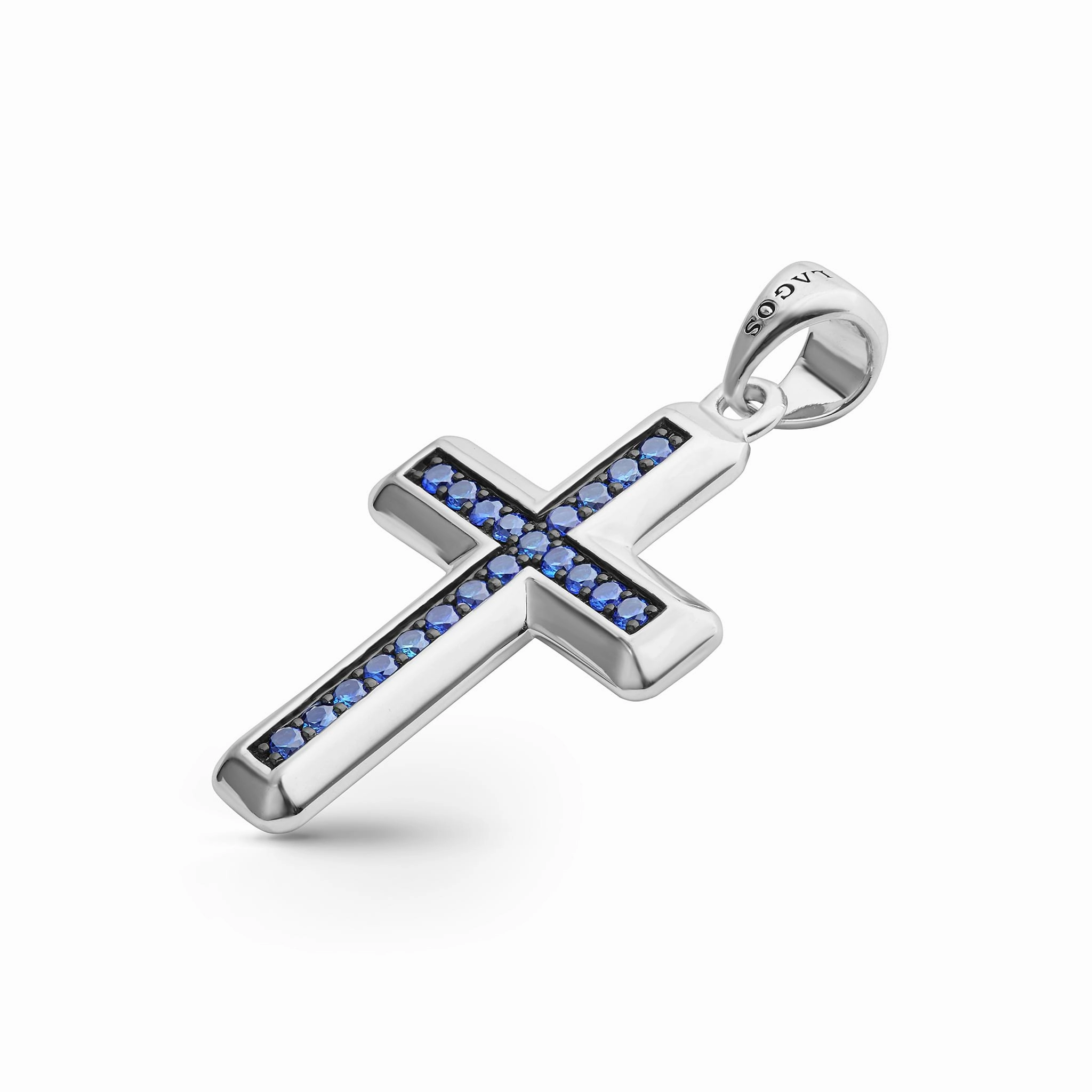 Anthem Blue Sapphire Cross Amulet