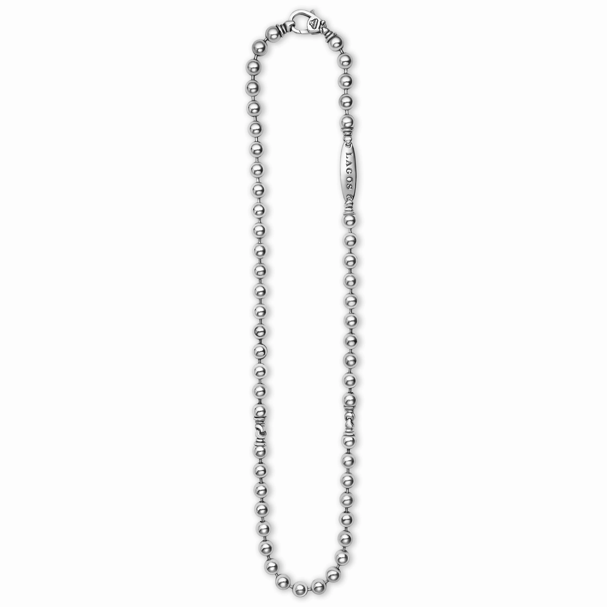 Anthem Caviar Beaded Chain Necklace | 8mm