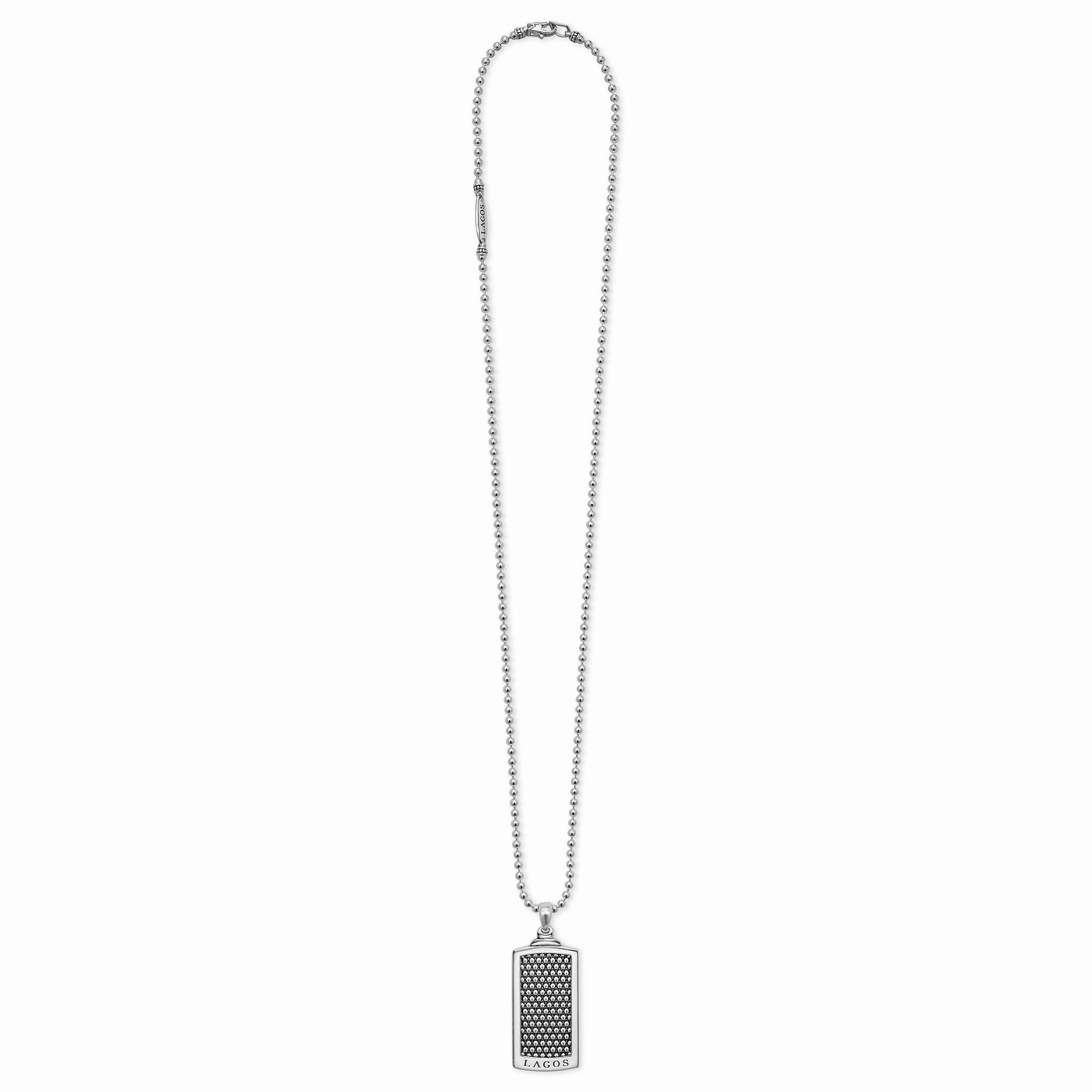 Anthem Caviar Tag Amulet Necklace