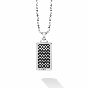 Anthem Caviar Tag Amulet Necklace