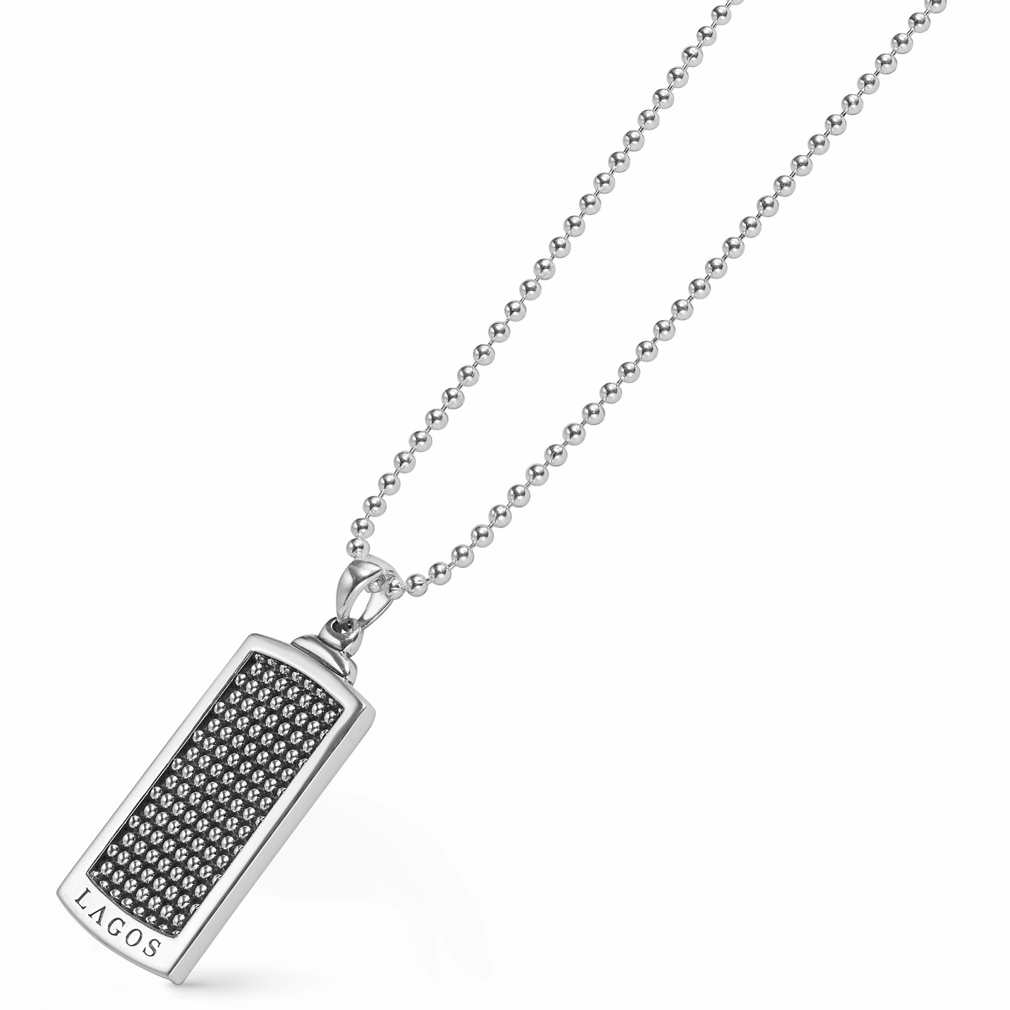 Anthem Caviar Tag Amulet Necklace