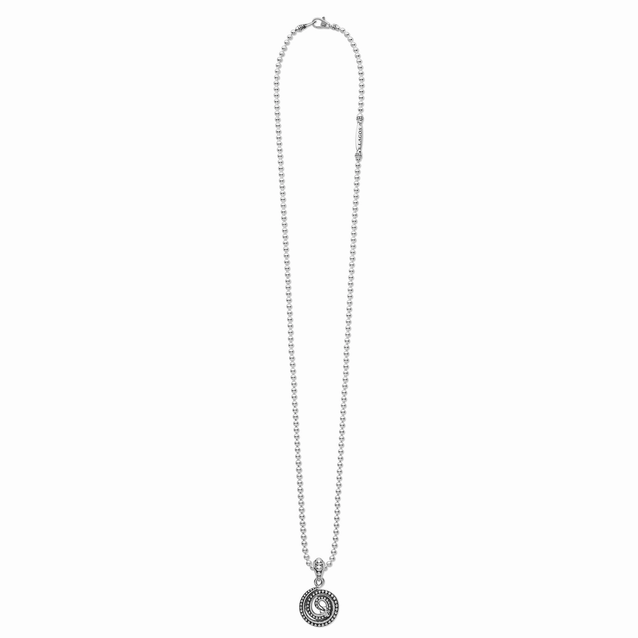 Anthem Coiled Serpent Amulet Necklace