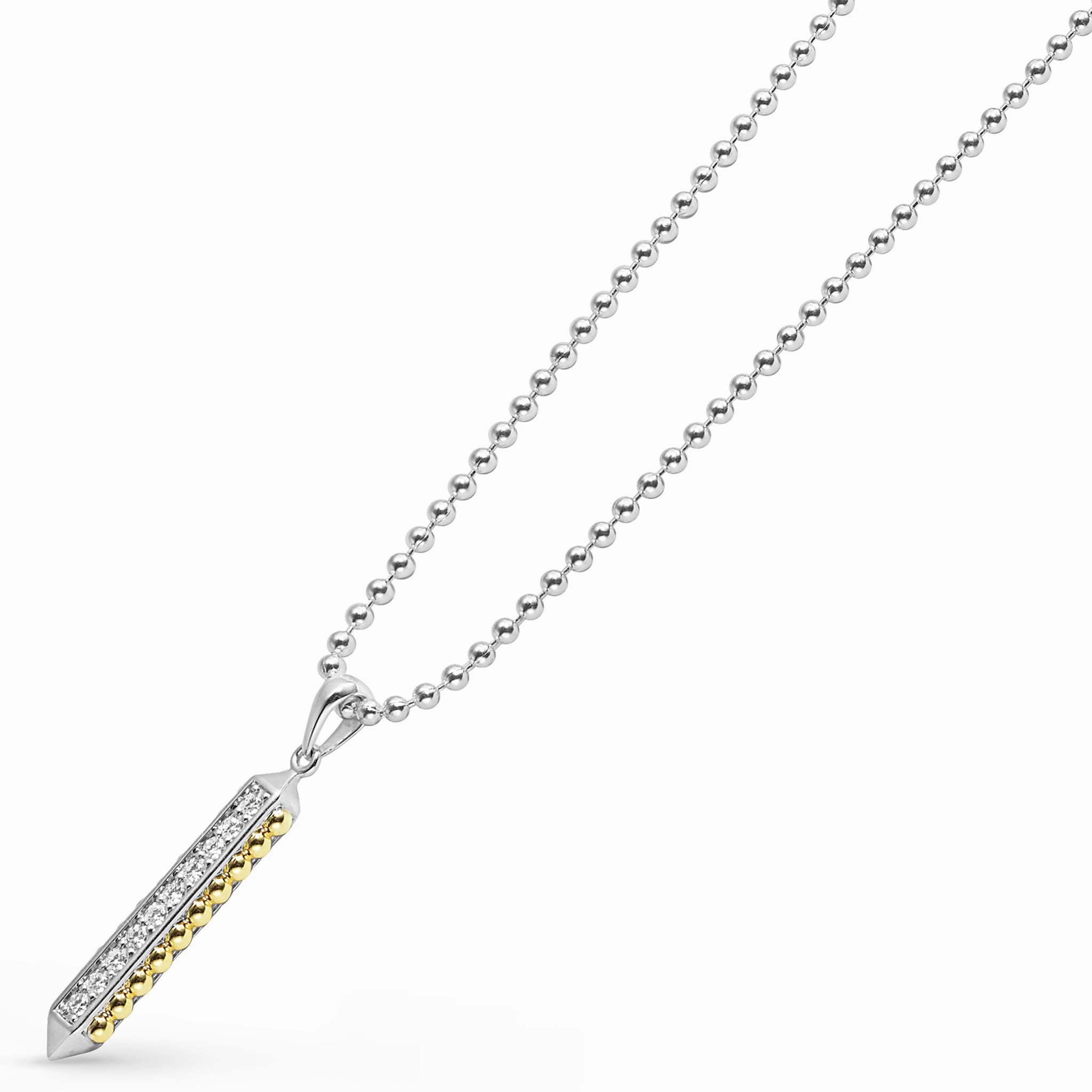 Anthem Diamond Bar Amulet Necklace