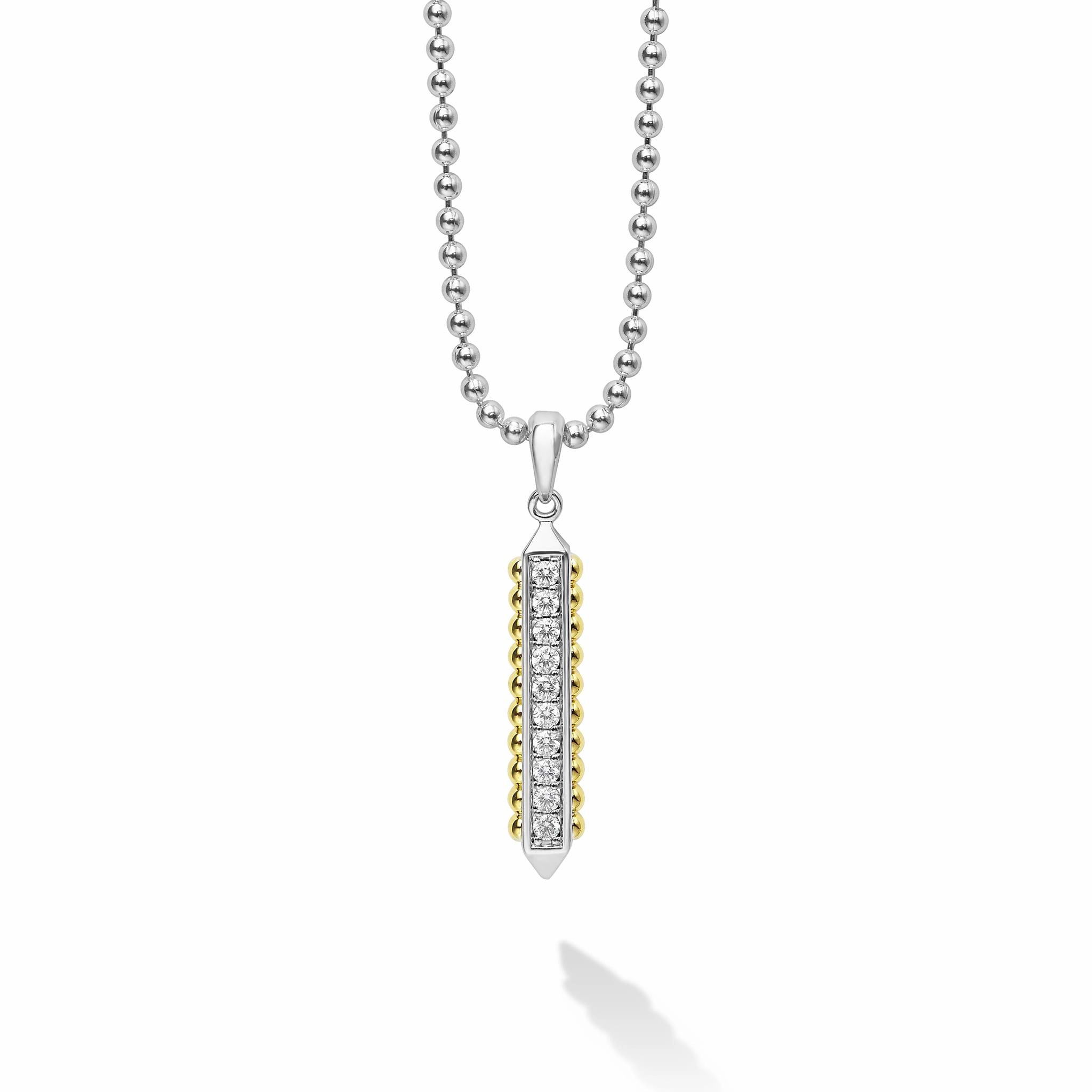 Anthem Diamond Bar Amulet Necklace