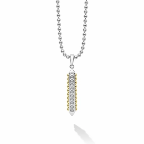 Anthem Diamond Bar Amulet Necklace