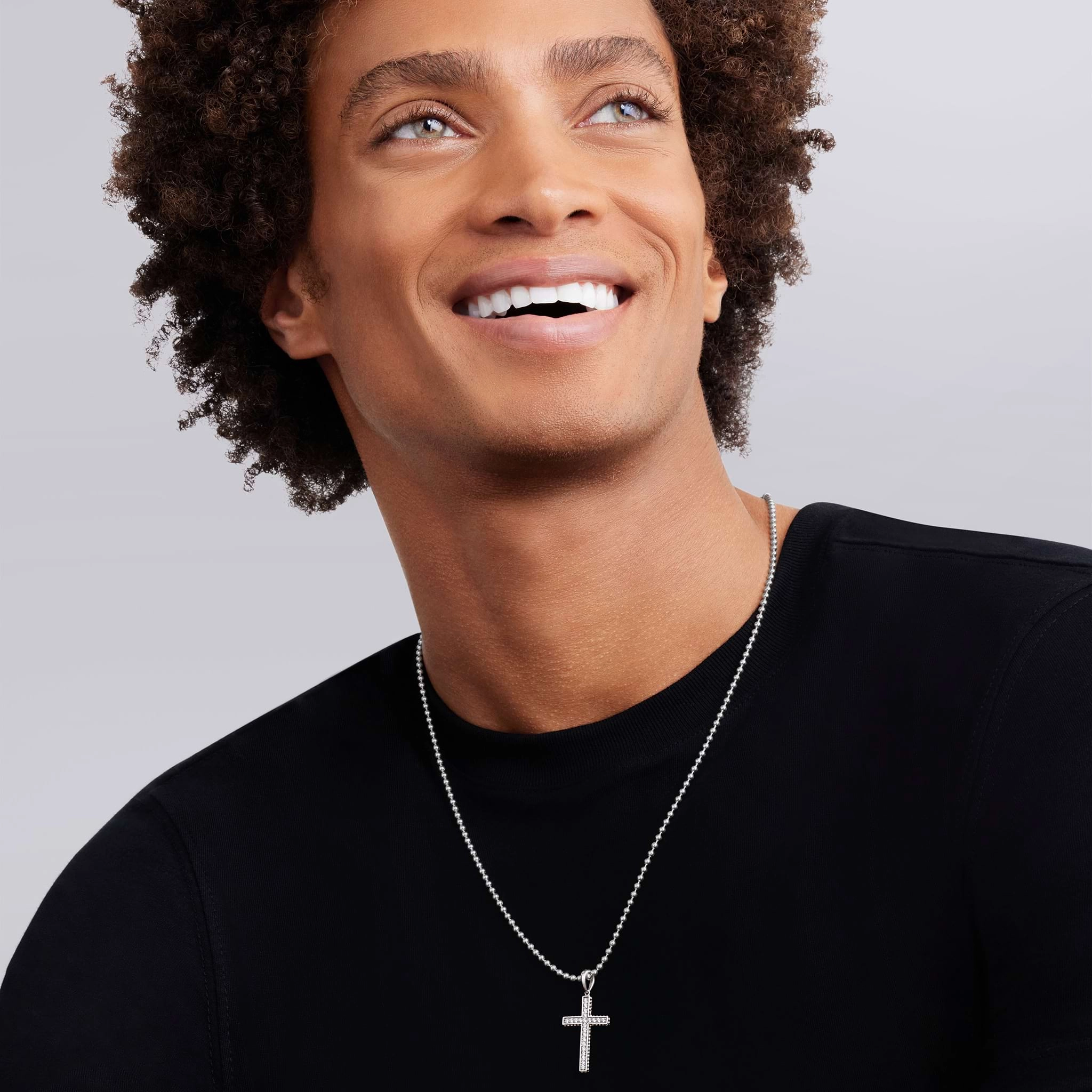 Anthem Diamond Cross Amulet Necklace