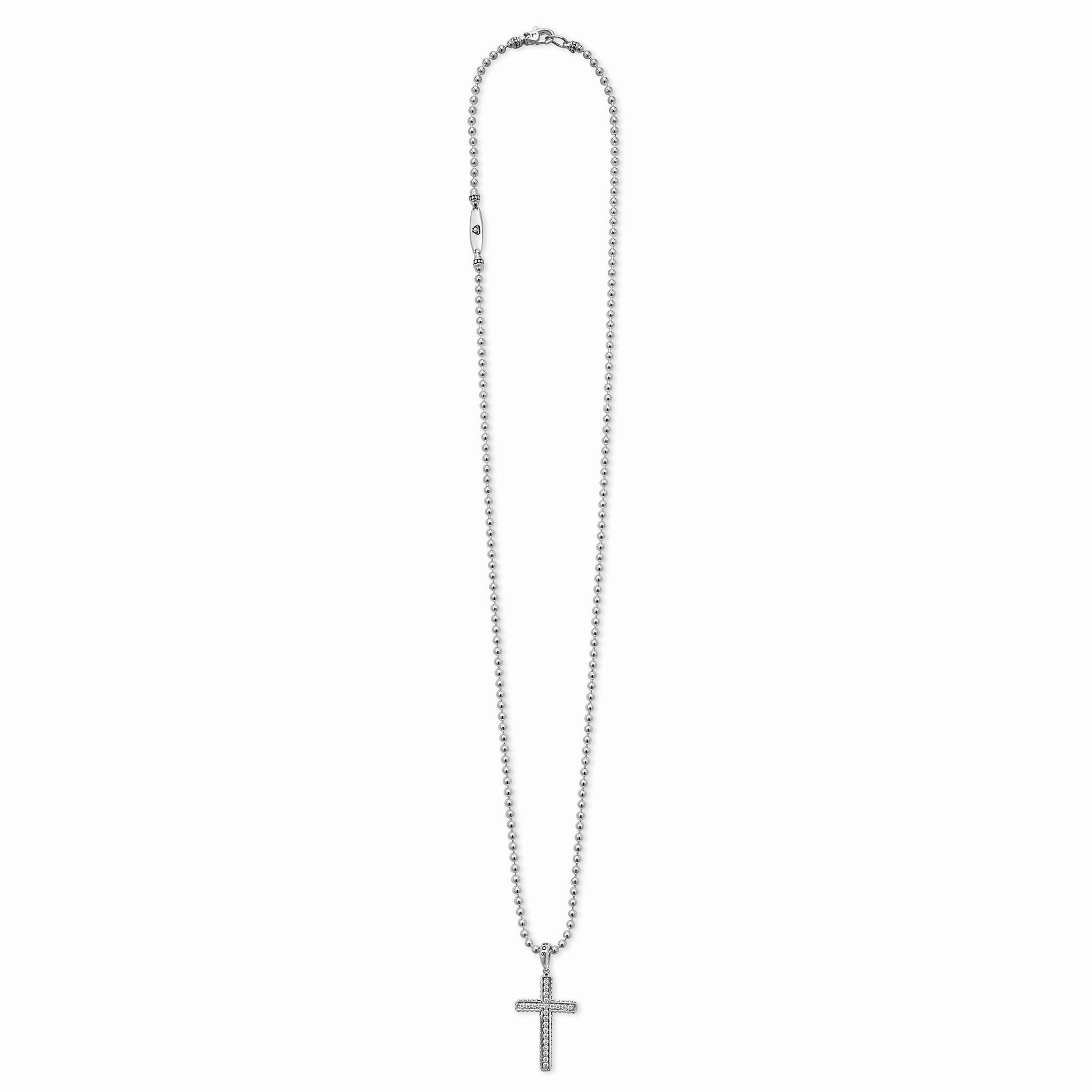 Anthem Diamond Cross Amulet Necklace