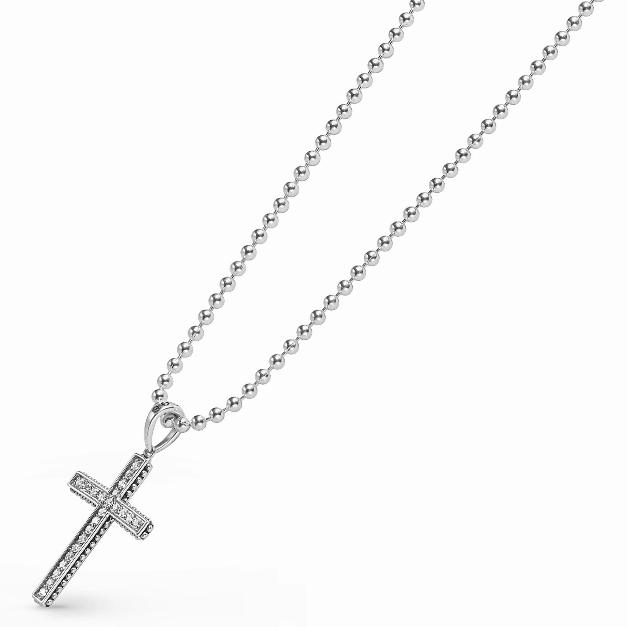 Anthem Diamond Cross Amulet Necklace