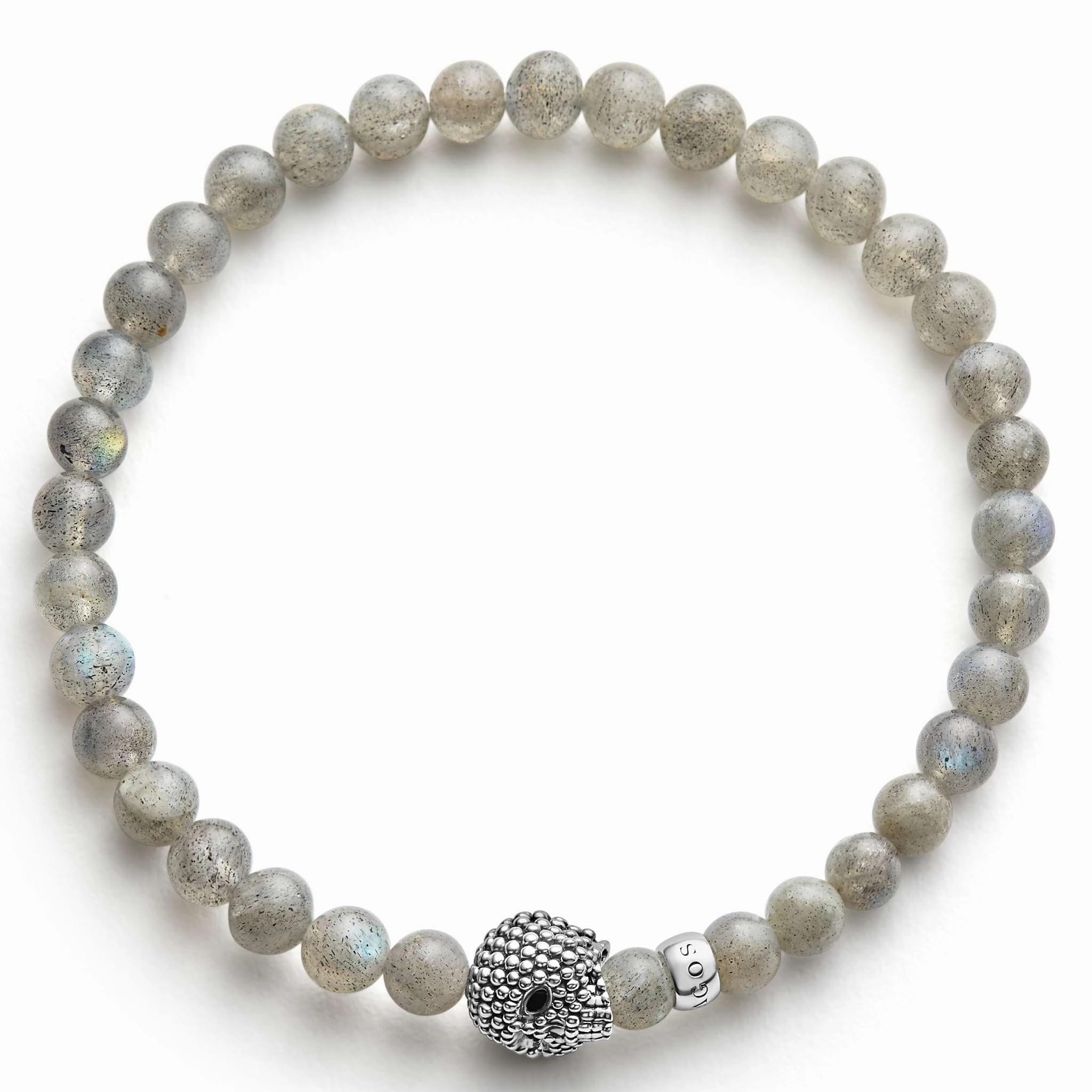 Anthem Labradorite Skull Bracelet