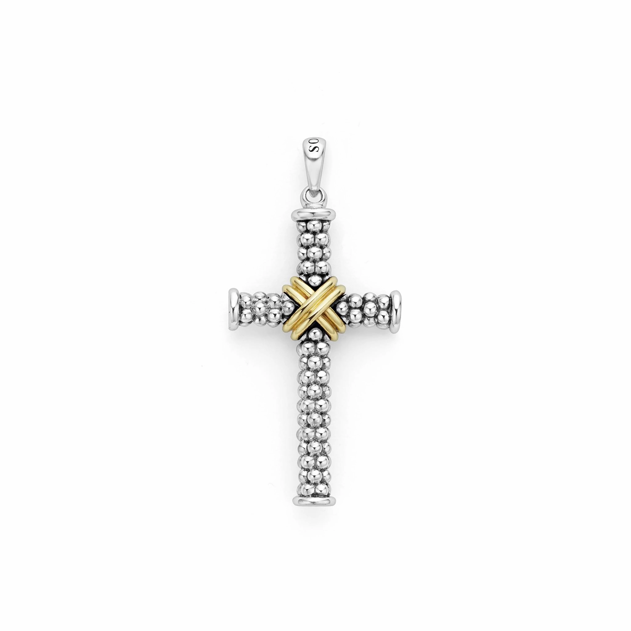 Anthem Large Two-Tone Cross Amulet