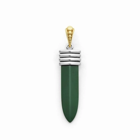 Anthem Matte Hunter Green Ceramic Blade Amulet
