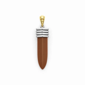 Anthem Matte Tan Ceramic Blade Amulet