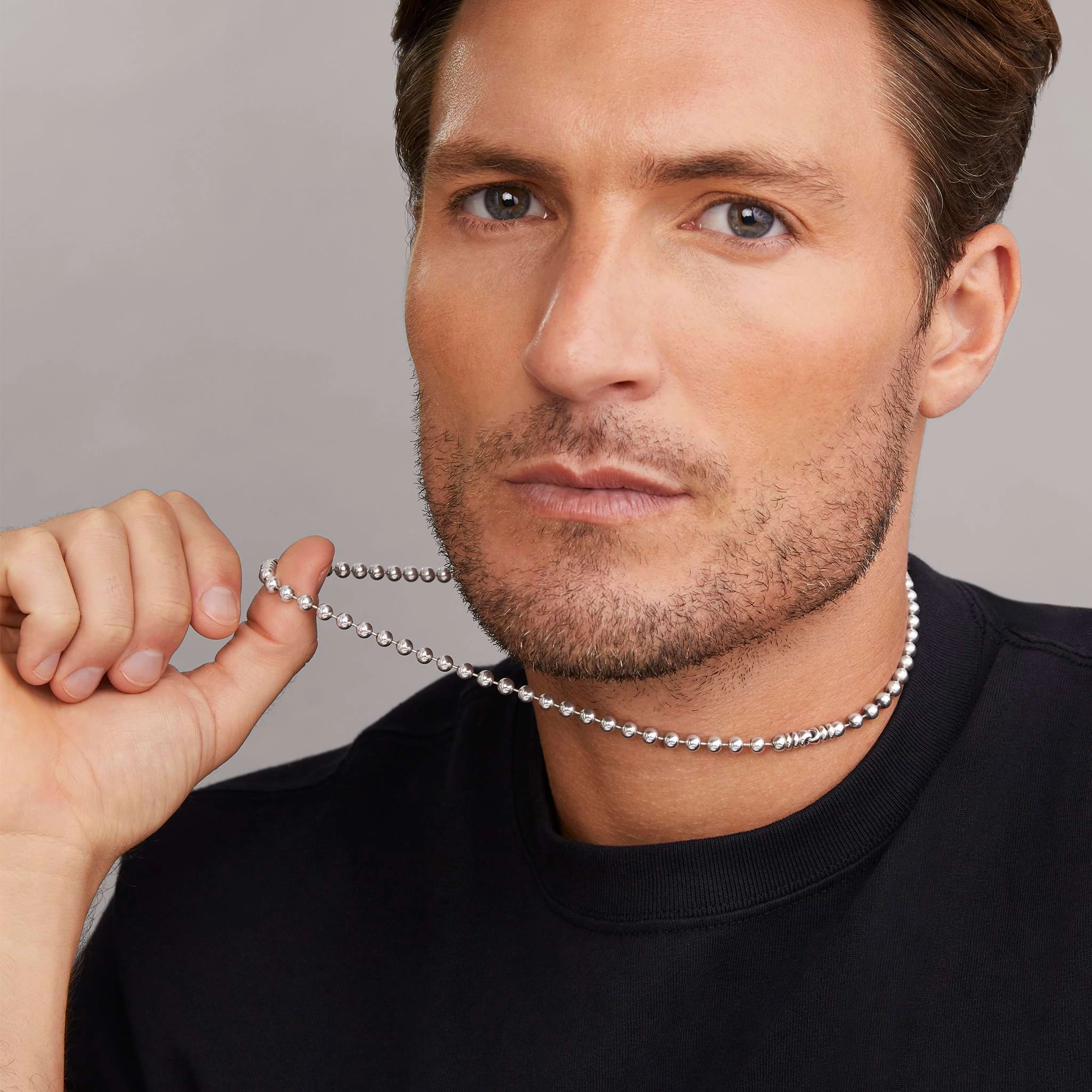 Anthem Silver Ball Chain Necklace