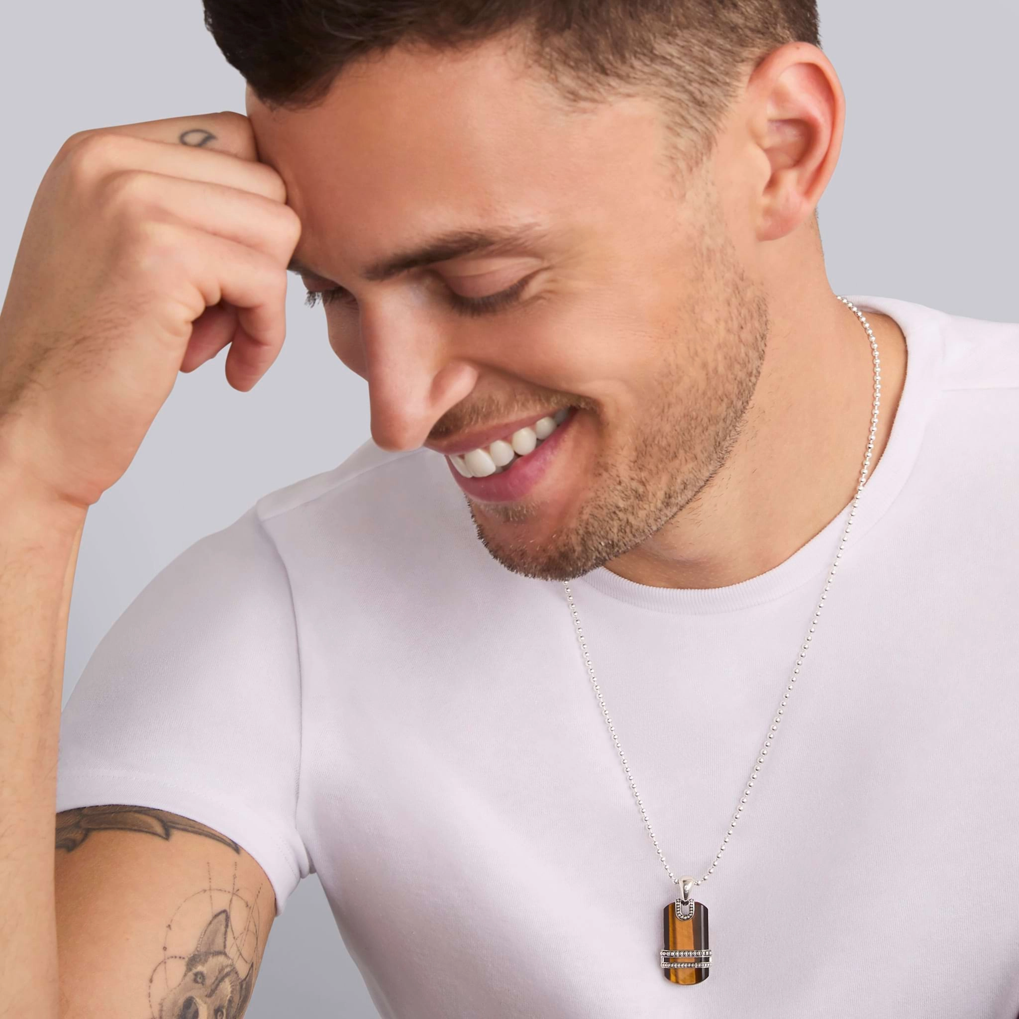 Anthem Tiger Eye Tag Amulet