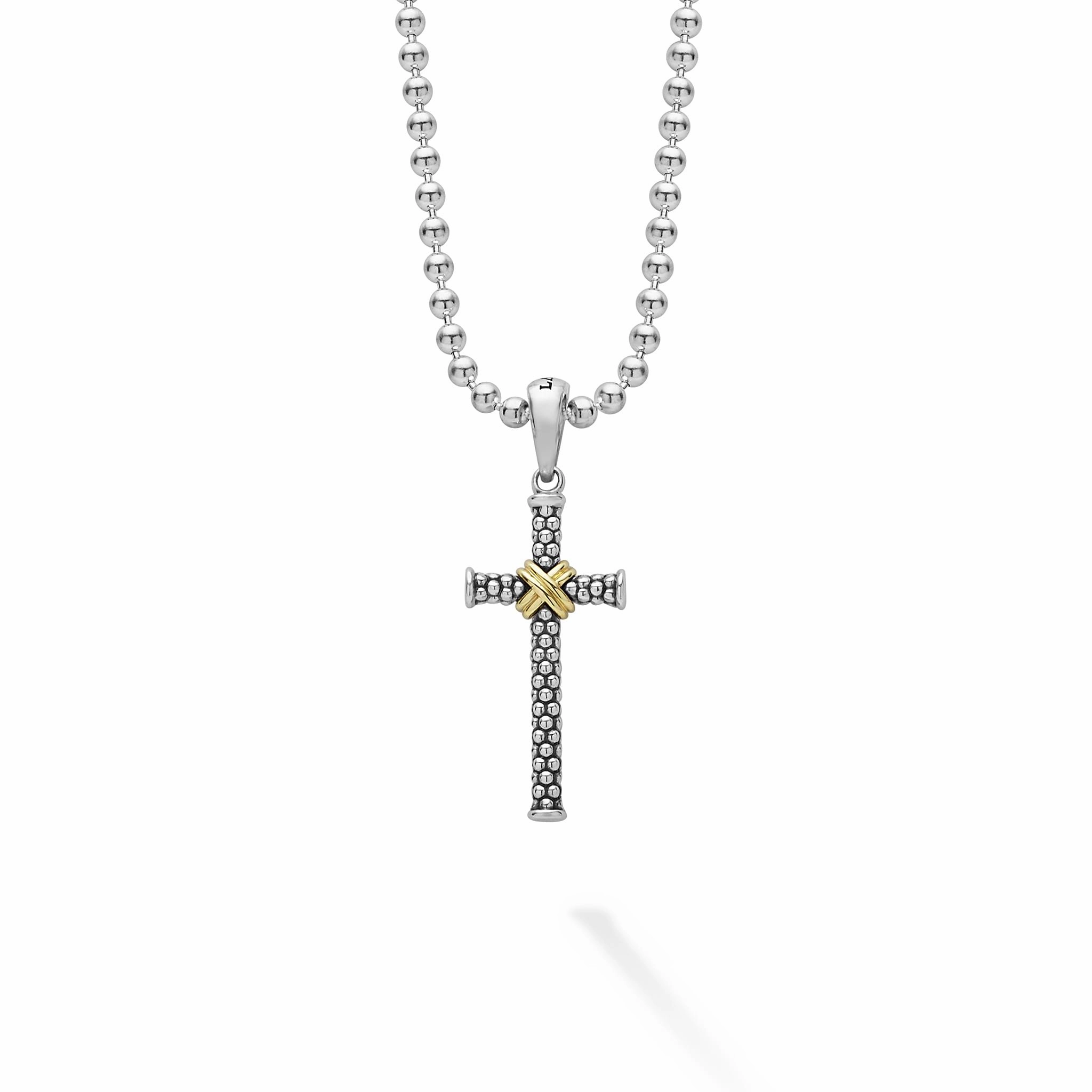Anthem Two-Tone Cross Amulet Necklace