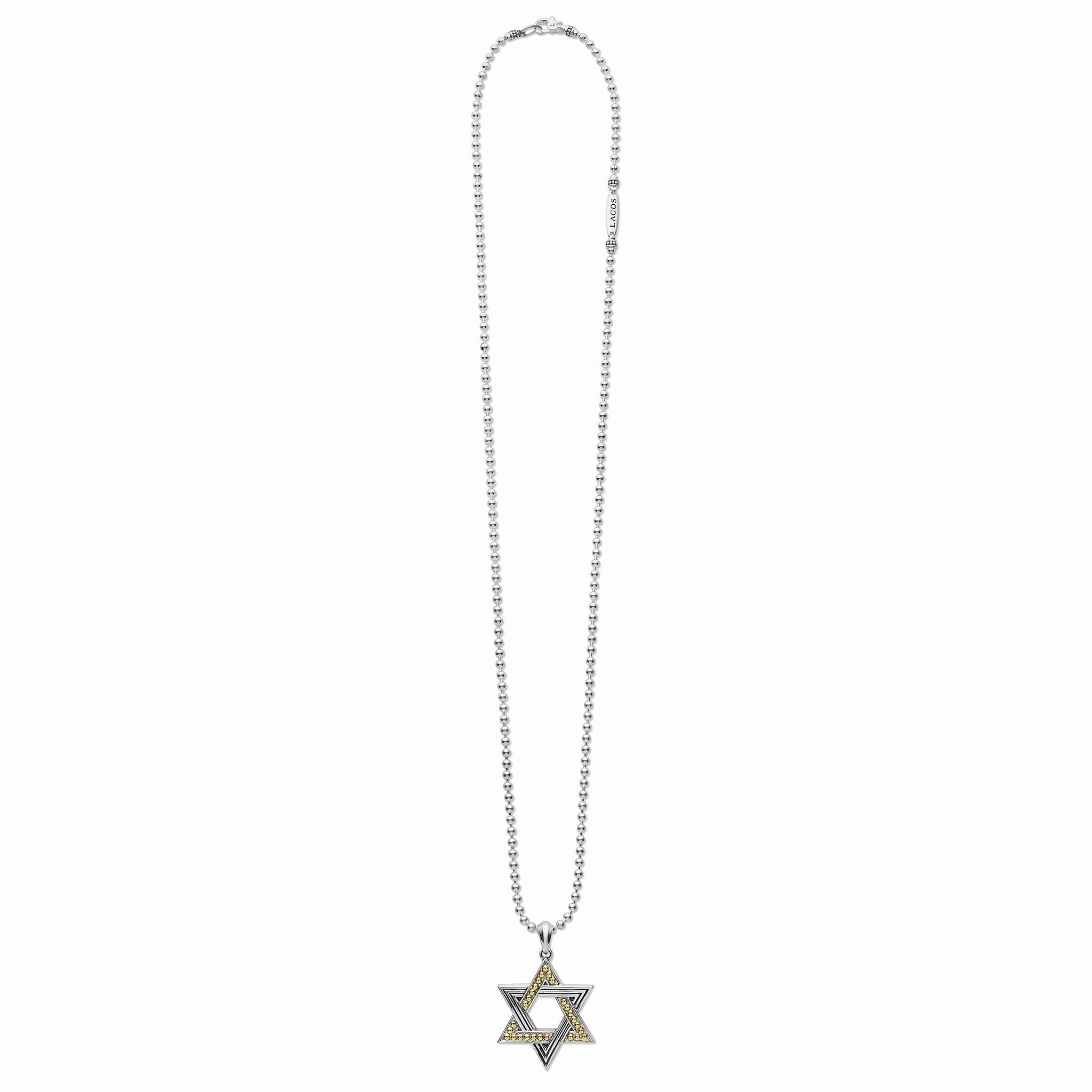 Anthem Two-Tone Star of David Amulet Necklace