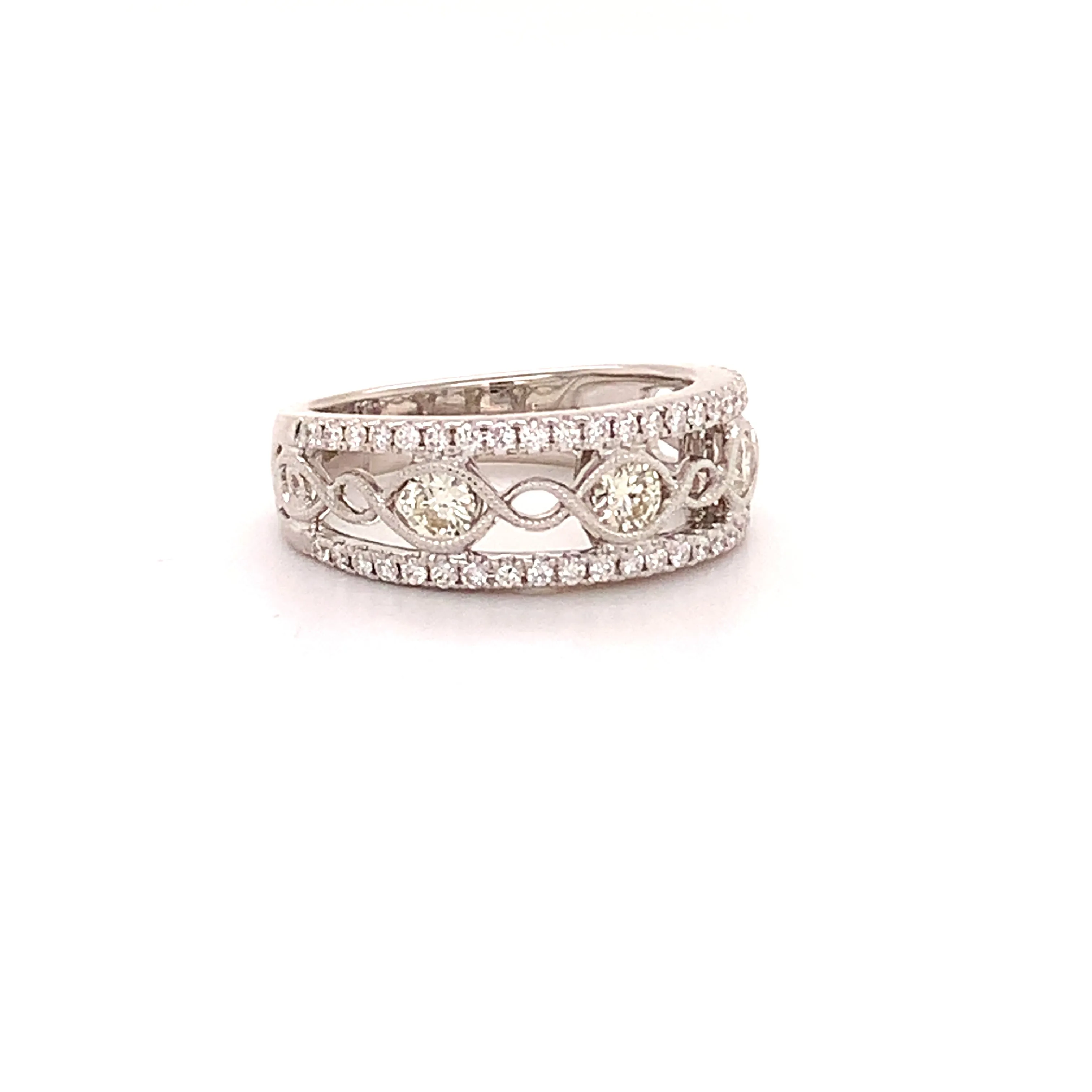 Antique Style Diamond Fashion Ring