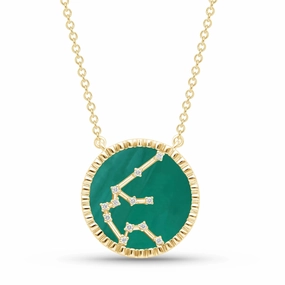 Aquarius Necklace, 18k Gold