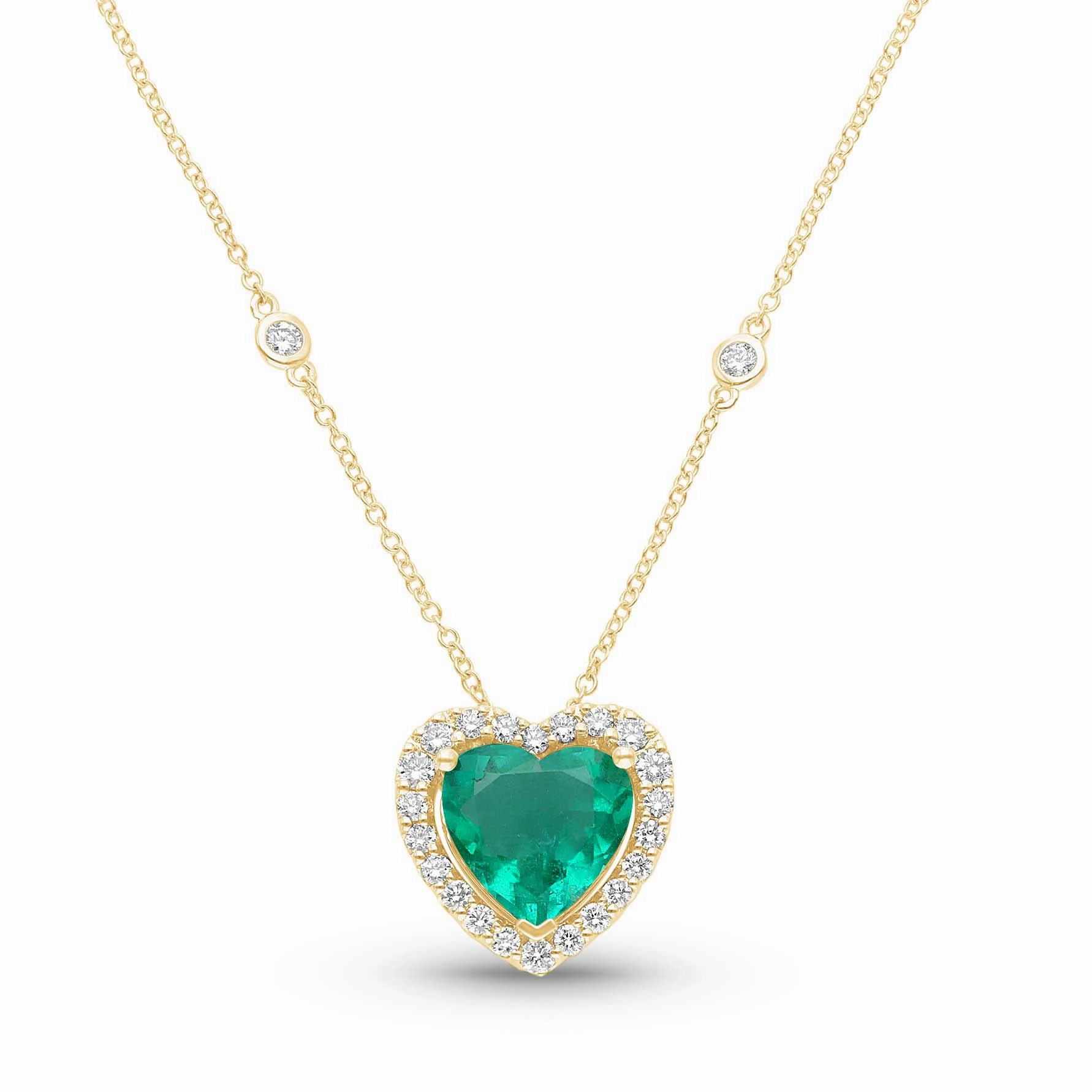 Ardent Heart II Necklace - WG