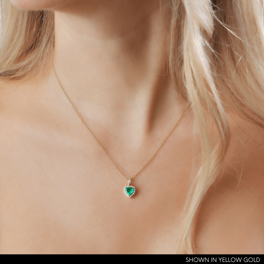 Ardent Heart Necklace - WG