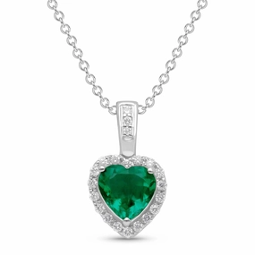 Ardent Heart Necklace - WG