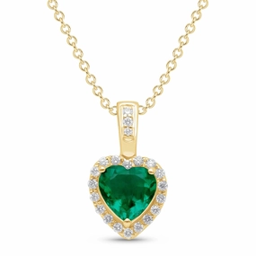 Ardent Heart Necklace - YG