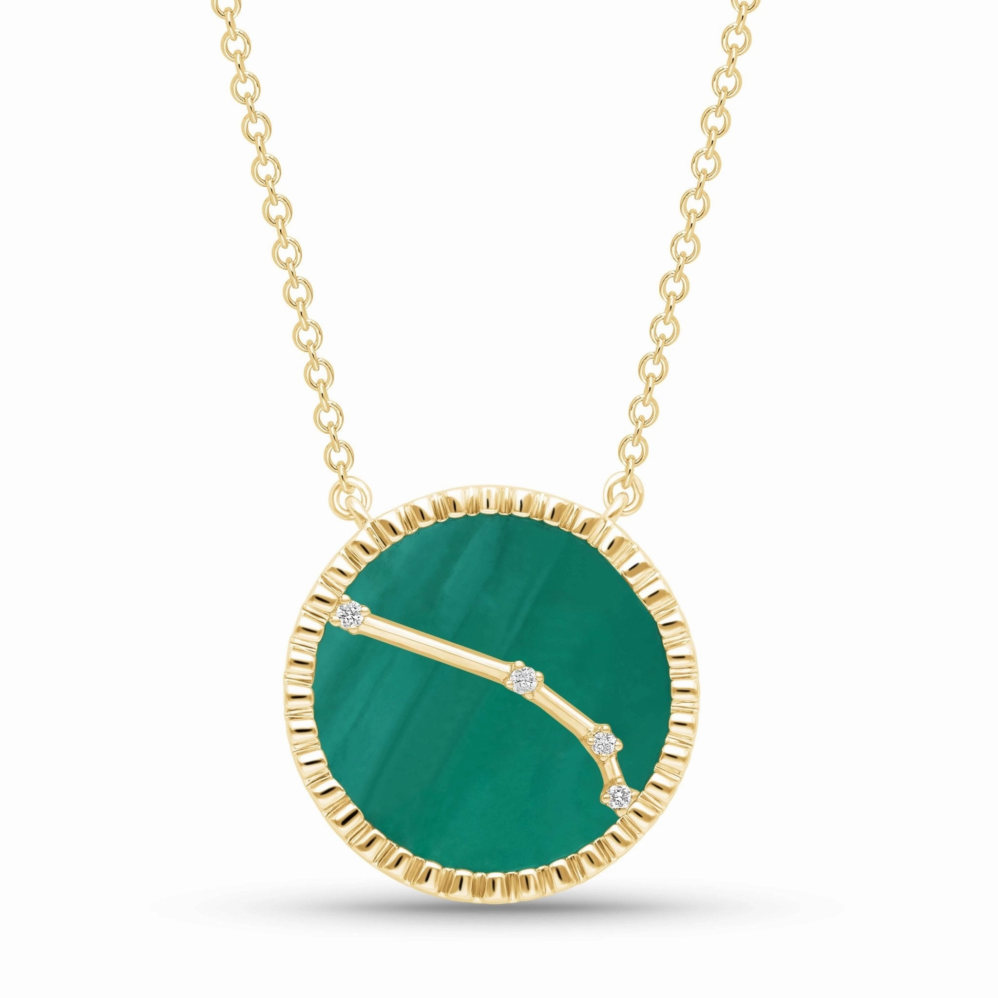 Aries Necklace, 18k Gold