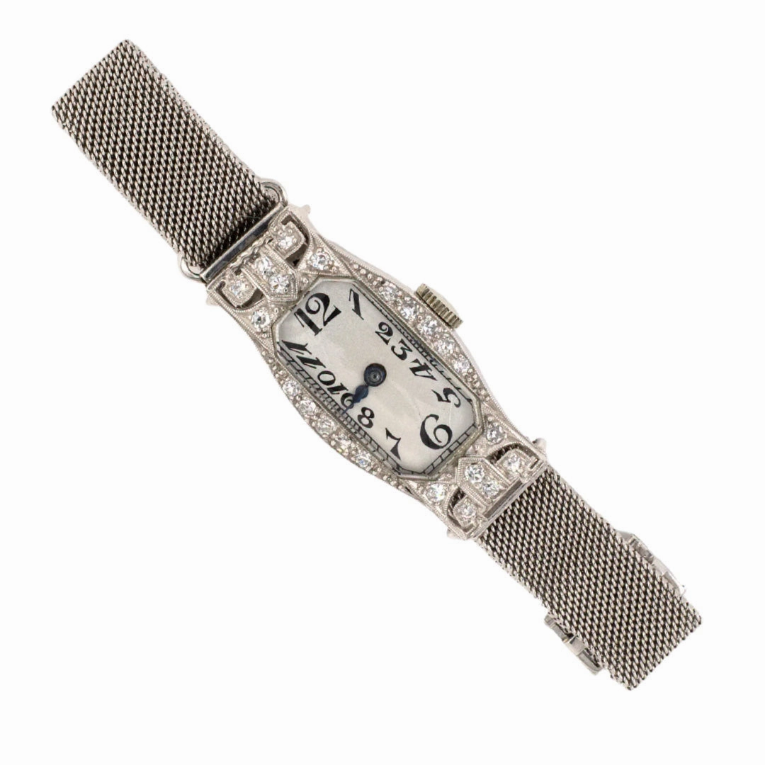 Art Deco Glycine Diamond Watch
