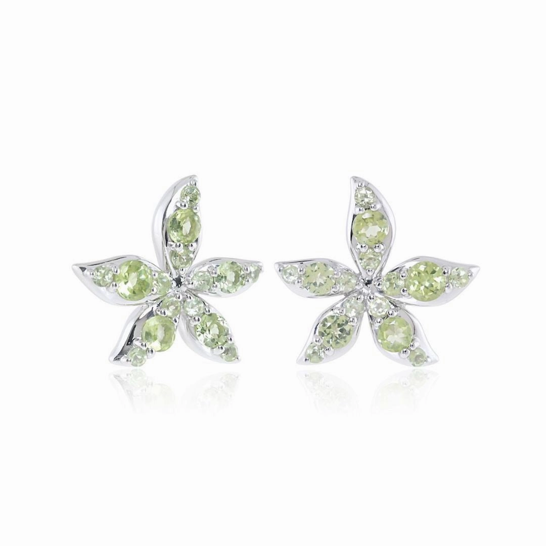 Ava Earrings in Peridot