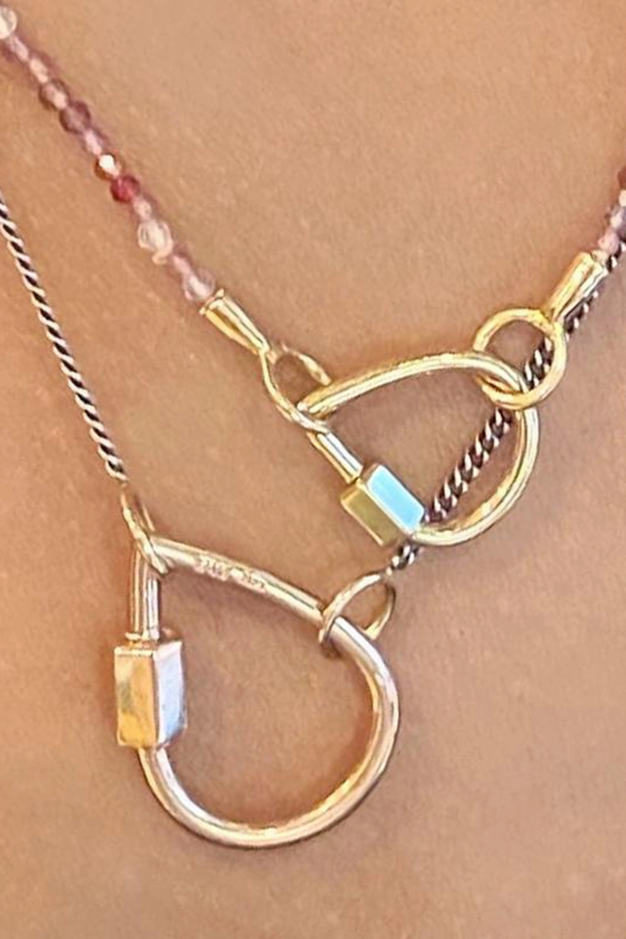 Baby Drop Lock, Yellow Gold