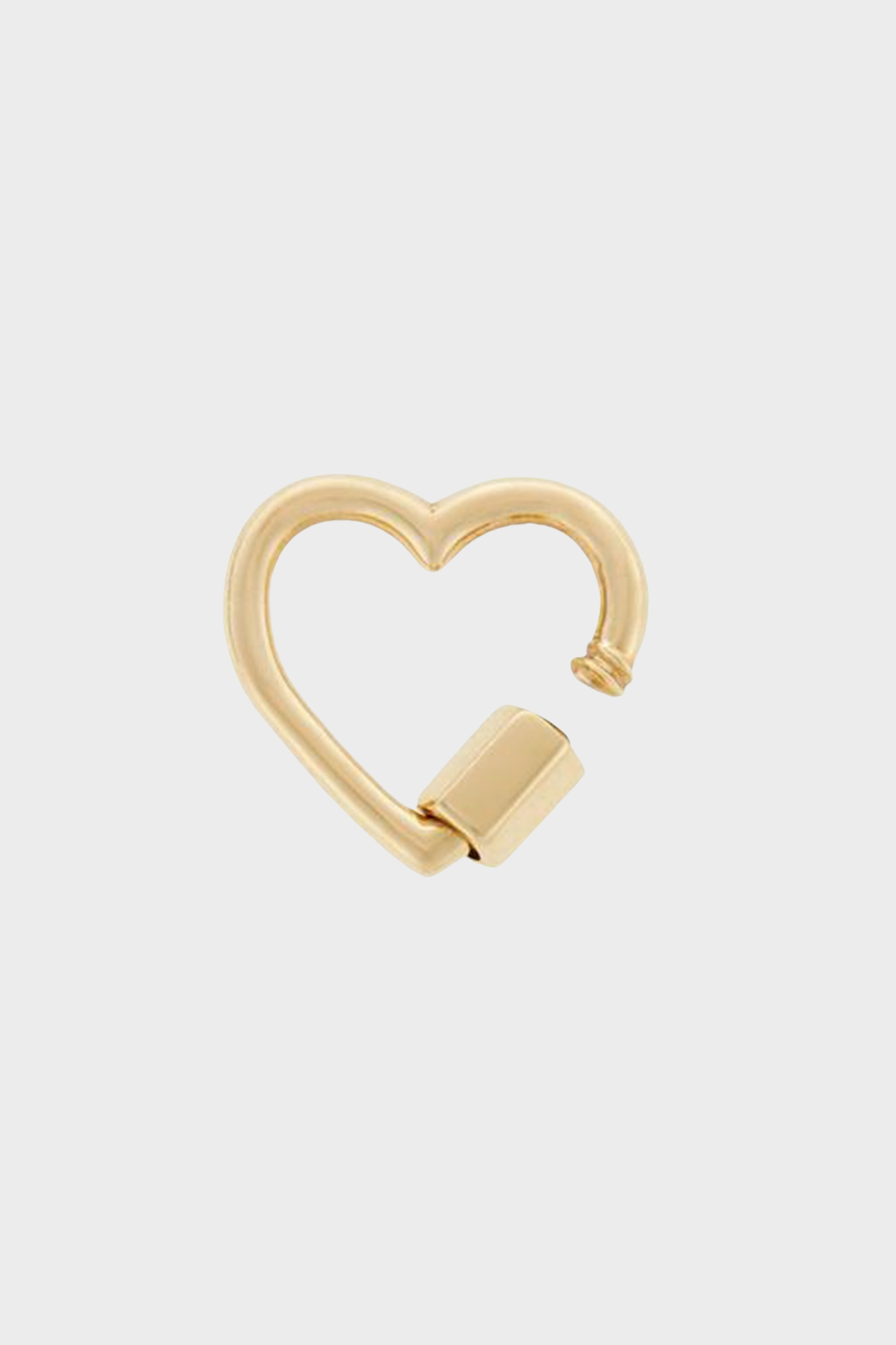 Baby Heart Lock, Yellow Gold