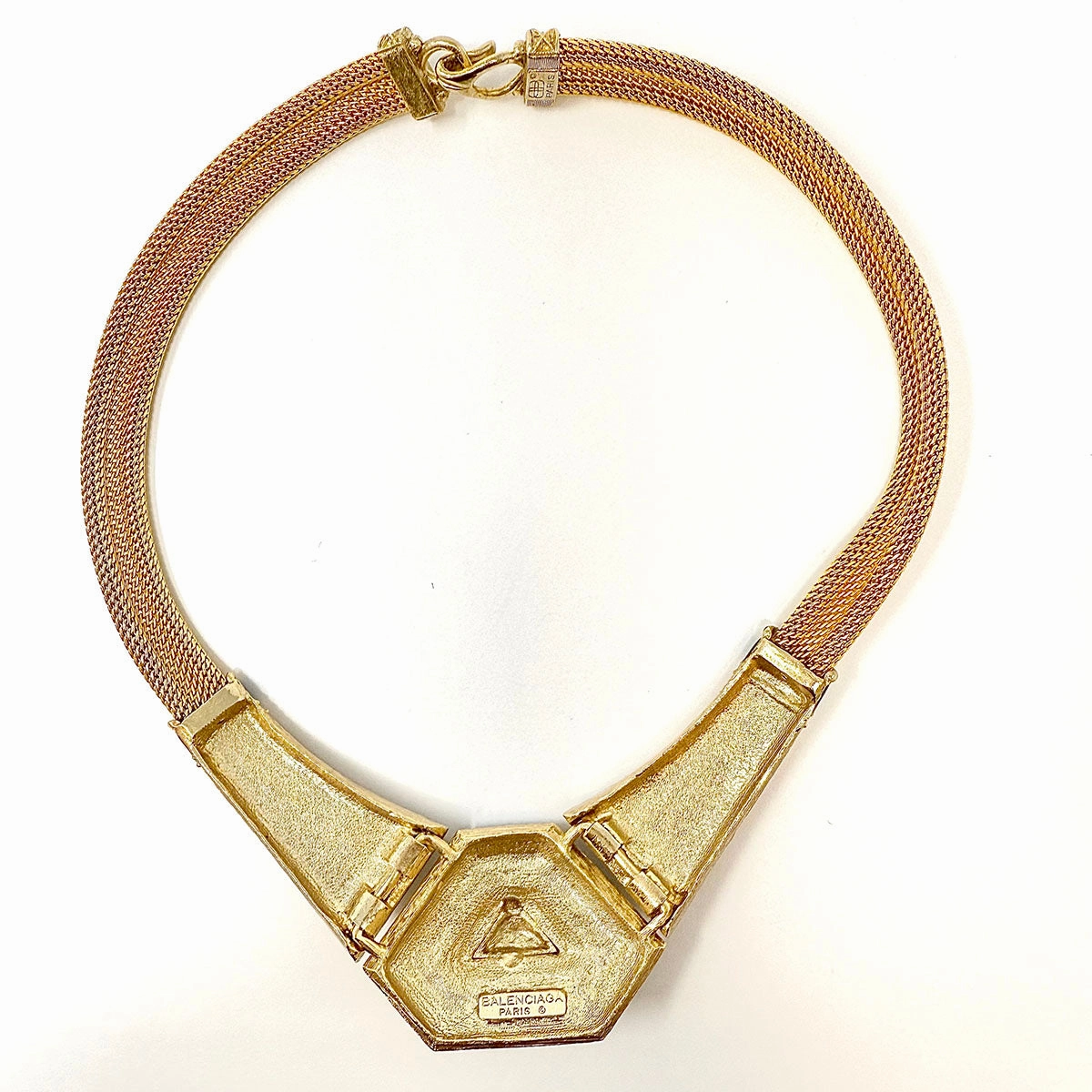Balenciaga Vintage Deco Collar Necklace