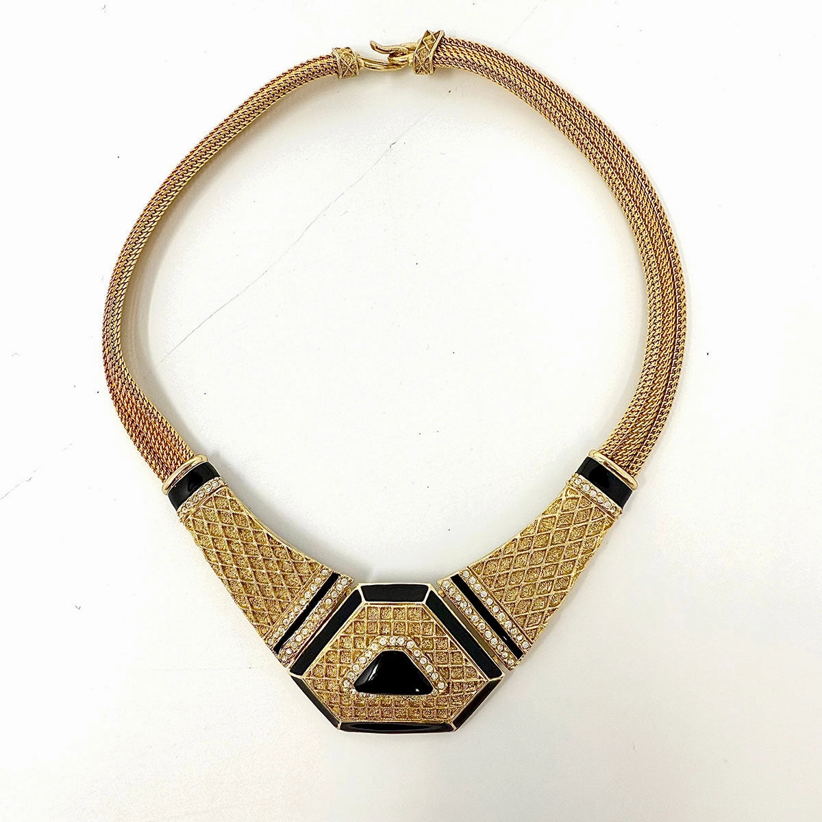 Balenciaga Vintage Deco Collar Necklace