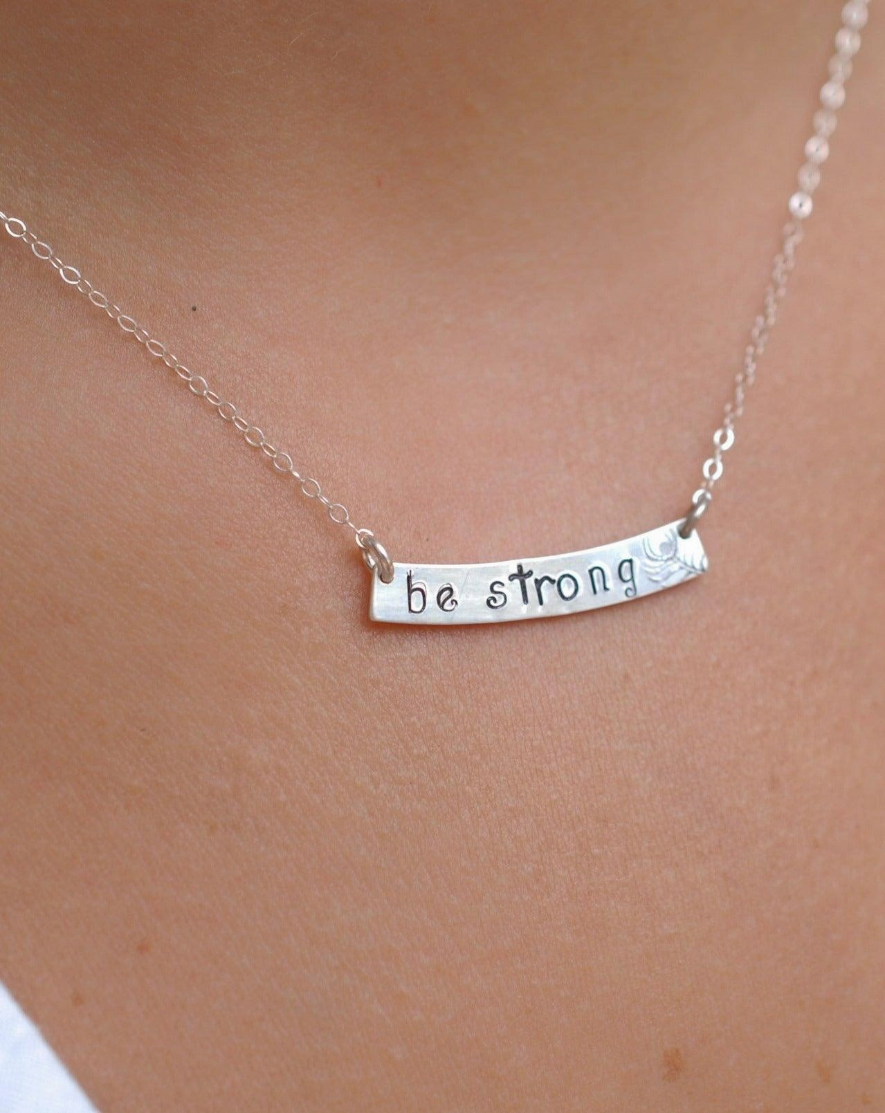 Bar Necklace ~ Sterling Silver 925 or Gold Filled~MN033