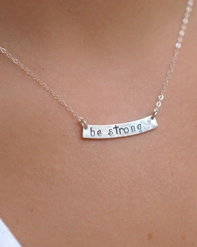 Bar Necklace ~ Sterling Silver 925 or Gold Filled~MN033