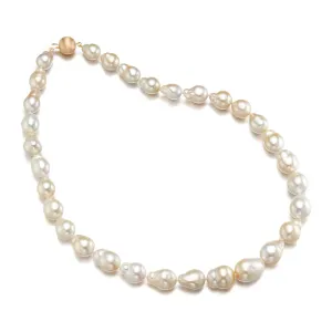 Baroque Golden South Sea Pearl Necklace