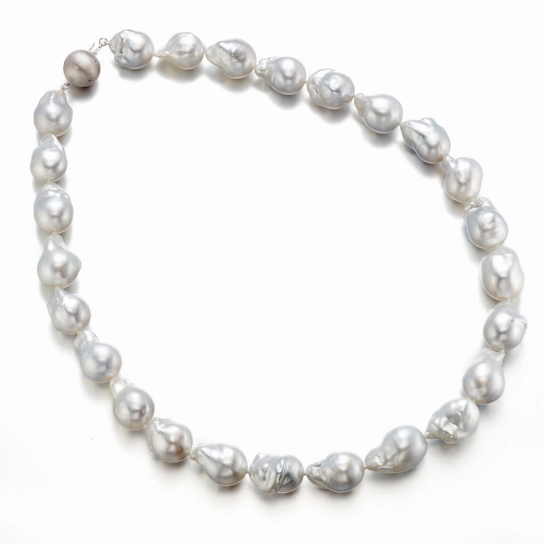 Baroque White South Sea Pearl Necklace