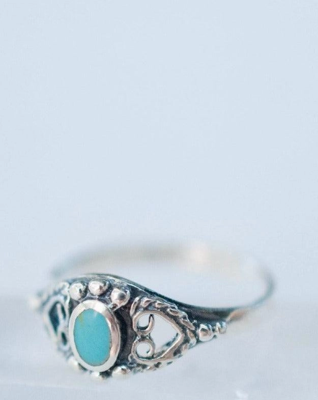 Barra Turquoise Ring ~Sterling Silver 925~ SMR050
