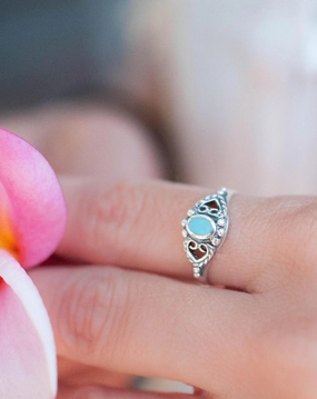 Barra Turquoise Ring ~Sterling Silver 925~ SMR050