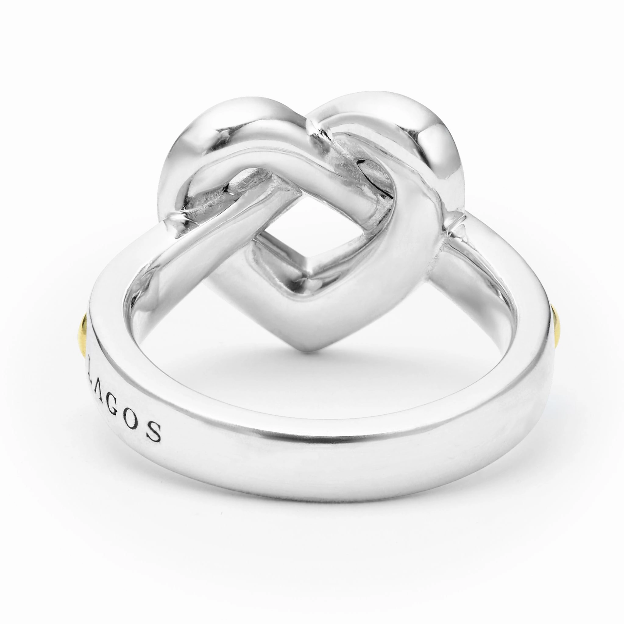 Beloved Large Two-Tone Heart Ring