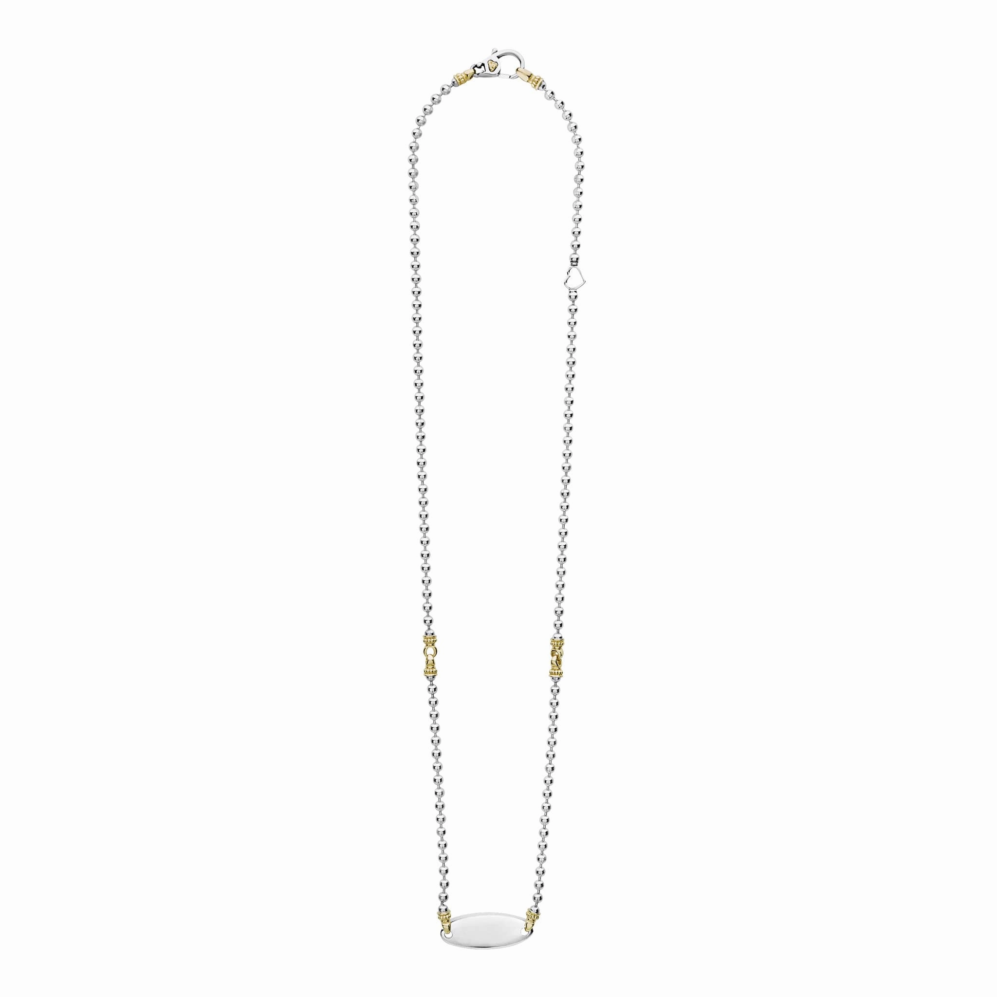 Beloved Oval Plate Necklace