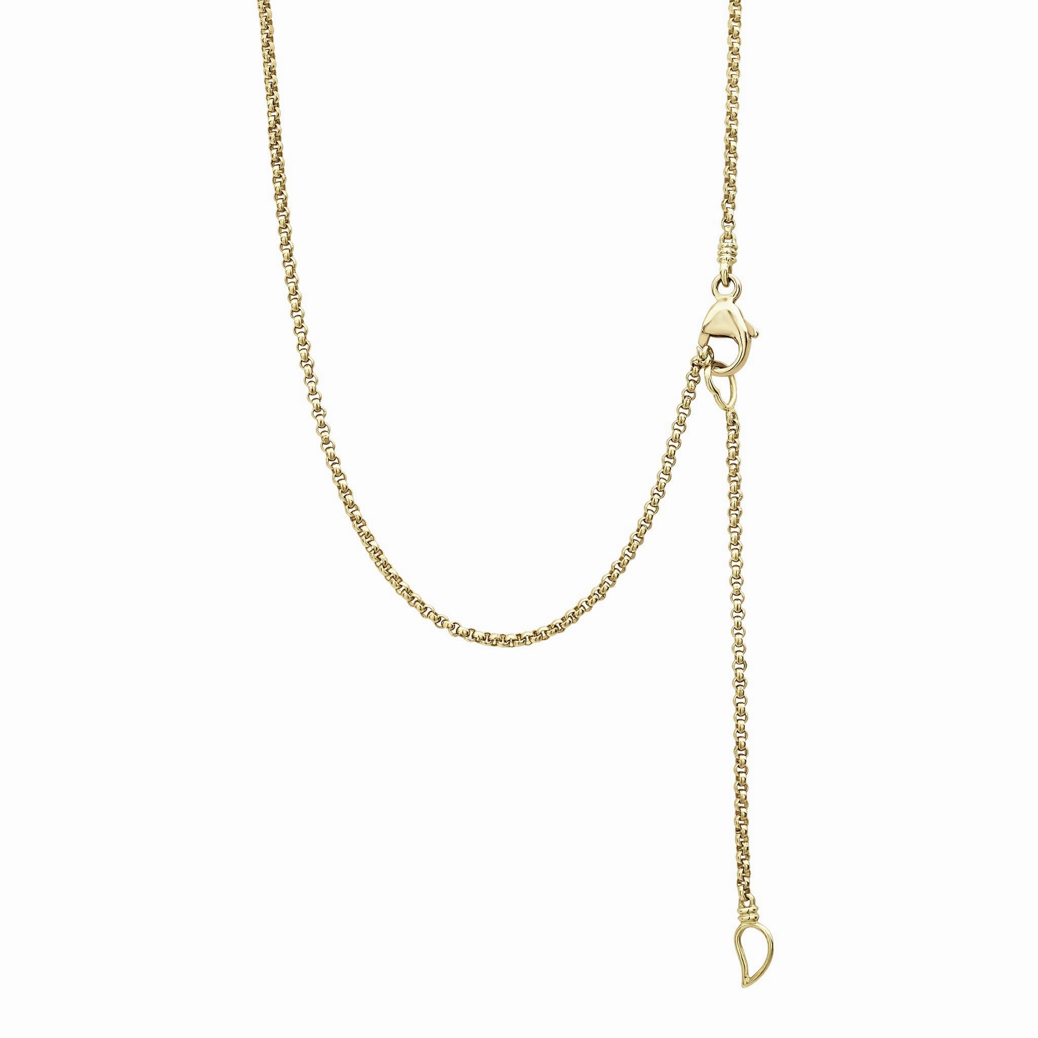 Beloved Two-Tone Diamond Lock Necklace