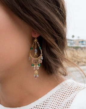 Bianca Chandelier Earrings ~Gold Plated ~ SME036