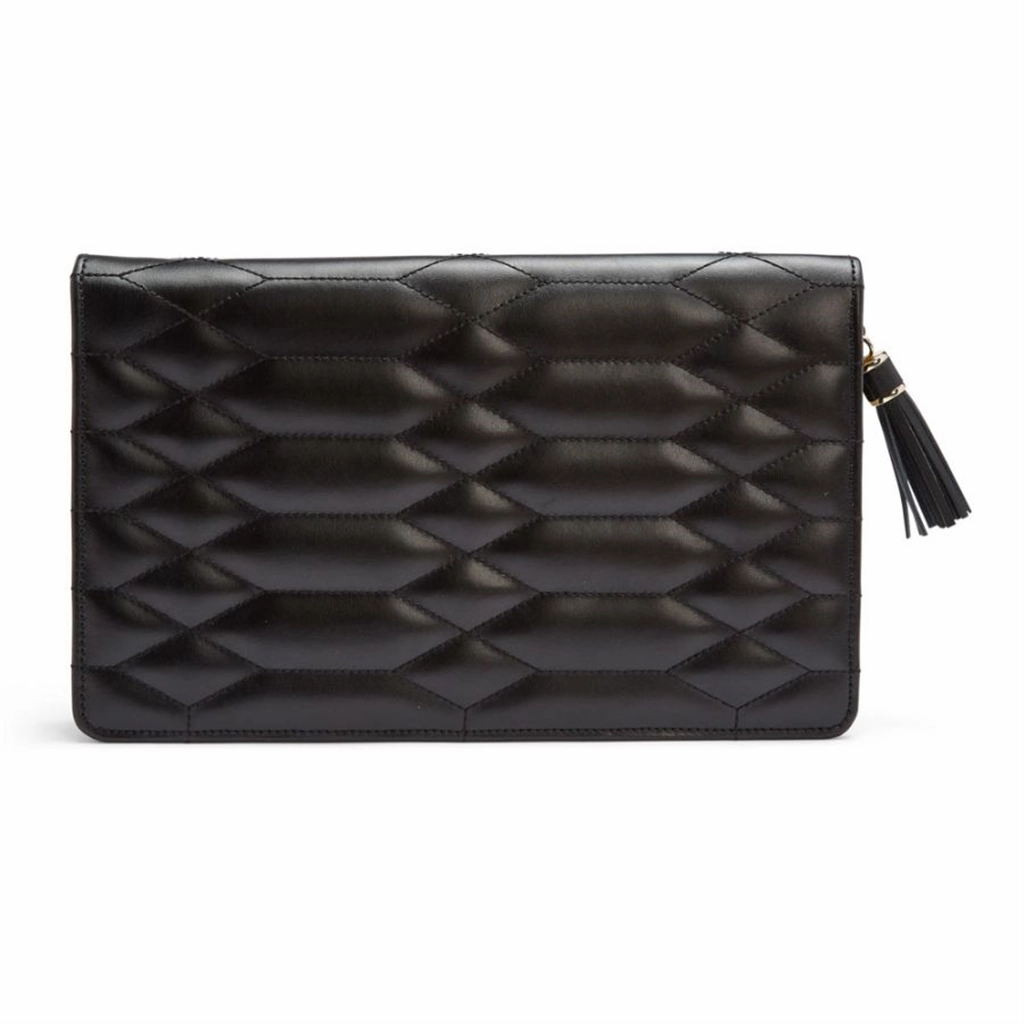Black Caroline Large Jewelry Portfolio