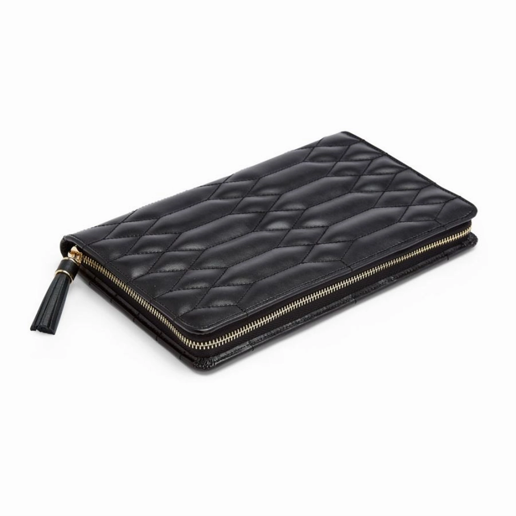 Black Caroline Large Jewelry Portfolio