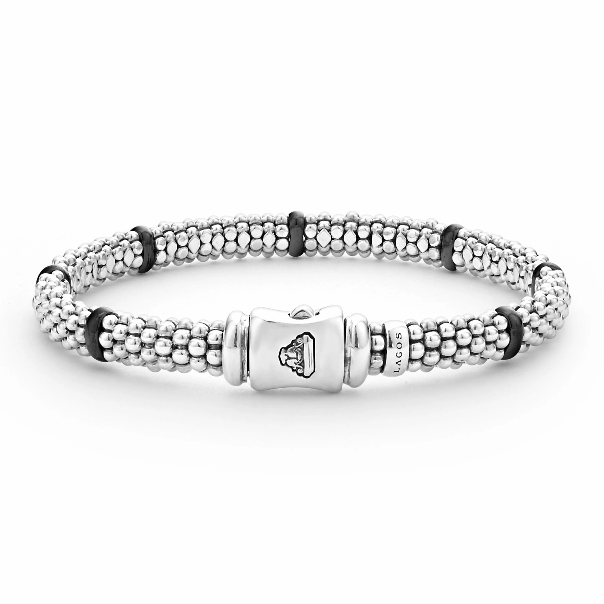 Black Caviar Black Ceramic Station Caviar Bracelet | 6mm