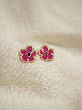 Blossom Stud  - Magenta
