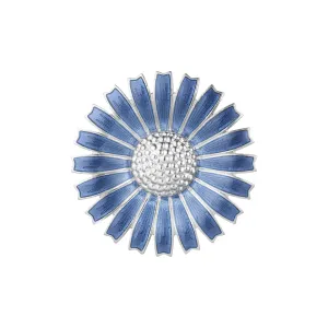 Blue Daisy Brooch